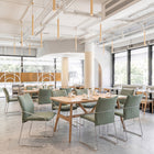 Zuo - Pola Chaise de salle à manger - Vert - Ensemble de 2-Supporte jusqu'à 400 lb
