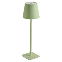 Xtricity - Lampe de table tactile LED portable Lucie - Sauge-Corps de lampe en métal et acrylique pour une durabilité et un style moderne