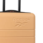 Reebok - Collection Captain Valise de cabine à Coque Rigide 21.50 po - Orange-Double roulettes pivotantes à 360 degrés pour un contrôle précis et un roulement fluide et silencieux (8 roues)