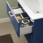 Modway - Daybreak 24" Vanette de salle de bain - Bleu-blanc-MEUBLE DE SALLE DE BAIN MONTÉ AU MUR - Fixé directement sur votre mur, ce meuble rafraîchit la salle de bain tout en économisant beaucoup d’espace au plancher. Installations non incluses. Dimensions : 24"L x 18,5"D x 19"H