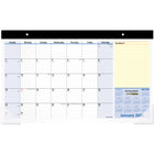 AT-A-GLANCE - Sous-main mensuel compact 2027 QuickNotes - 10 7/8 po H x 17 3/4 po l - anglais-Parfait pour les bureaux de format cloison ou les espaces de travail bondes et comprend une zone d'ecriture QuickNotes sur le côte