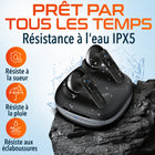 Delton - Écouteurs sans fil T50 avec 4 microphones ENC, connectivité via dongle USB Type-A et Type-C, noir-Équipés de haut-parleurs de 13 mm, ces écouteurs circum-auriculaires offrent un son immersif avec des basses riches et des aigus cristallins pour une expérience audio exceptionnelle.