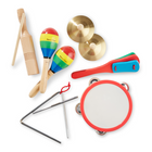 Melissa & Doug - Band-in-a-Box ! Clap ! Clang ! Tap ! - Ensemble d’instruments de musique de 10 pièces-6