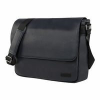 Bugatti - Sacoche de transport Messenger pour ordinateur portable 15,6 po - Cuir vegan-Étui pour ordinateur portable