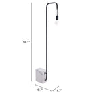 Zuo - Lampe sur pied Lancia - Noir-6