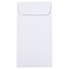 Jam Paper - Enveloppes commerciales n° 7 pour pièces de monnaie, 3 1/2 po H x 6 1/2 po l, Blanches, Paquet de 100-Couleur : Blanc