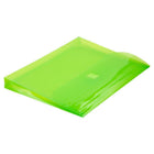 Jam Paper - Plastic Binder Enveloppes avec fermeture à crochet et boucle - 3 Hole Punch - 9.5 x 1.25 x 11.5 - Vert lime - 12 Paquet (218VB1LIME)-Un moyen idéal de rester organisé pour vos cours, au bureau, à la maison ou même en déplacement !