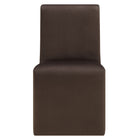 Modway - Emory Velours Performance Rembourré Fauteuil d’appoint de salle à manger - Chocolat-8