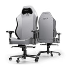 Cybeart - Chaise de bureau de jeu X11 grise Série Apex - Grise-Mousse haute densité moulée à froid offrant l’équilibre parfait entre douceur et soutien ferme, tout en conservant confort et forme pendant des années d’utilisation intensive
