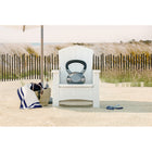 Suncast - Chaise Adirondack avec rangement - Cube de glace-Texture moderne effet grain de bois.