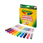 Marqueurs à trait large Crayola, ensemble de 10-Stimulez leur créativité grâce à du matériel d'art amusant et facile à utiliser