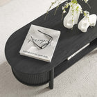 Modway - Cadence Table basse - Noir-Faces cannelées
