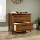 Sauder 422034 La Collection Carson Forge Classeur latéral - Finition Washington Cherry-Assemblage rapide et facile grâce au système de tiroirs à verrouillage en T.