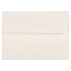 JAM Paper - Enveloppes d'invitation Strathmore A6 - 4,75 po x 6,5 po - Vergé blanc naturel - 50/paquet (29376I)-Posé Blanc Naturel
