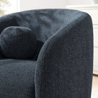 Modway - Holland Pivot Tissu chenille Fauteuil - Marine-Coussins d’accent pour balle