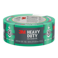 3M - Ruban à conduits très résistant vert, 2120-GR, 48 mm l x 18,2 m L-Surfaces multiples : Ruban polyvalent avec adhésif amélioré de résistance de qualité industrielle qui adhère solidement au métal, au verre, au plastique, au carton/carton ondulé et au stratifié