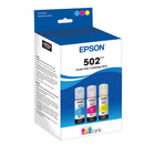 Epson - Bouteille d'encre T502 - Cyan/Magenta/Jaune-Impression de milliers de pages