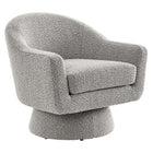 Modway - Astral Tissu Boucle Chaise pivotante - Taupe-Chaise pivotante d’accent