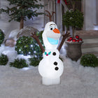 GEMMY - Olaf gonflable de Noël, tiré de La Reine des Neiges 2 - 122 cm-Se dégonfle pour un rangement facile