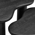 Modway - Hackney Bois de manguier Ensemble de table basse pour nidification - Noir-9