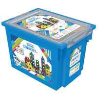 Geomag - Laboratoire de géométrie recyclé - 737 pièces-Les kits éducatifs Geomag encouragent une approche systématique qui englobe l'apprentissage actif et collaboratif. Les tâches progressivement difficiles sont effectuées en groupe et les rôles sont répartis entre les membres de l'équipe