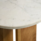 Modway - Tarin Bois d’acacia et marbre Table d’appoint - Naturel-8