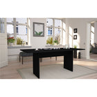 Manhattan Comfort - Table à manger moderne Nomad 172,5 cm - Noir-Capacité d’accueil pour 6 personnes
