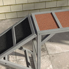 PawHut - Rampe d’équipement d’agilité pour chien avec barre de sécurité, surface antidérapante - gris-Couleur : gris, brun, noir ;