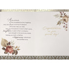 Rosedale Gold - Cartes de souhaits Mariage avec enveloppes – 5-1/2 po x 8 po – Cœurs scintillants – paquet de 6-Imprimées sur un papier de qualité non couché