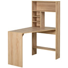 HOMCOM - Bureau d'ordinateur style nordique - 43,25 po L x 27,5 po l x 54,75 po H - couleur chêne-Un designer à l'esprit inventif a conçu ce bureau pour vous