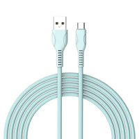 Câble Type C Basic Tech de 3 pi - Bleu-Élégant et sans enchevêtrement