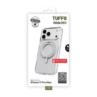 TUFF8 - Étui Glide360 Mag Transparent iPhone 17 Pro Max-Conception innovante : un design résistant aux rayures activé par la chaleur et une couche antichoc permettent une résilience accrue