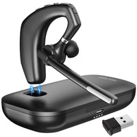 Delton - Casque d'ordinateur Bluetooth sans fil 95X avec réduction de bruit, compatible MS Teams, noir-Large compatibilité avec les principales plateformes de communication, notamment Google Meet, Zoom, Slack et Skype, pour une utilisation polyvalente avec différents logiciels.