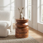 Zuo - Kollam Table d’appoint - Noyer-Capacité de poids maximale: 20