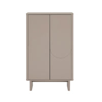 Manhattan Comfort - Ella 31,5 po Buffet Moderne d’Appoint - Mocha-Buffet moderne d’accent pour salle à manger, salon et chambre