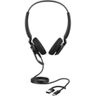 Jabra - Casque filaire stéréo USB-C/A Engage 40 - Teams-Microphone à réduction de bruit