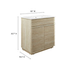 Modway - Render 30" Meuble de salle de bain avec lavabo - Blanc-Étagère de rangement réglable