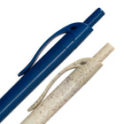General Supply Goods + Co - Ensemble de stylos à bille recyclés - paille de blé - paquet de 4-Pointe de 1 mm (pointe moyenne)