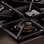 Kucht - 36 po Série KEG style professionnel au gaz - Gemstone-À l’égal des cuisines professionnelles, cette cuisinière offre un four à convection de 22 000 BTU et un gril tubulaire de 10 000 BTU