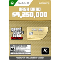 GTA Online : Carte de crédit Requin-baleine pour Xbox Series X|S [Téléchargement]-Genre: Action & Adventure