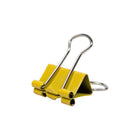 JAM Paper - Pinces à reliure colourées - petites - 19 mm (3/4 po) - jaunes - paquet de 25-Quantité : 25 clips par paquet | Durables et réutilisables