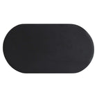 Modway - Caspian Béton ovale Table basse - Noir-Limite de poids : 319 lb