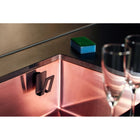 Happy Sinks - Porte-éponge, biocomposite noir-Taille du produit : L 7,0 cm, W 5,0 cm, H 7,5 cm
