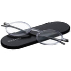 ThinOptics 2.5 Marron Lecteur avec Pod Noir Universel - Marron-Les verres en polycarbonate de qualité optique (utilisés pour les verres correcteurs haut de gamme) sont incassables, plus légers qu'un nickel et aussi fins que 2 cartes de crédit