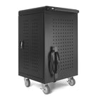 Luxor - Chariot de recharge sécurisé USB-C pour 30 appareils (45 W par port, pour ordinateurs portables jusqu’à 16 po)-Roulettes pivotantes avec freins pour une mobilité facile