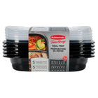 Rubbermaid - Contenants divisés pour la préparation des repas TakeAlongs à emporter, 887 ml (3,7 tasses), paquet de 5-Les récipients divisés de Rubbermaid sont excellents pour les sandwichs, les plats principaux, les accompagnements, les lunchs, les collations, la préparation des repas et plus encore