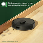 iRobot - Ensemble aspirateur et serpillière Roomba 105-Compatible avec le Wi-Fi. Utilise un réseau de 2,4 GHz pour la configuration et le fonctionnement. Après sa configuration, votre robot demeurera connecté au réseau de 2,4 GHZ pour son fonctionnement, votre téléphone peut revenir à 5 GHz