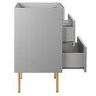 Modway - Daybreak 24" Armoire de toilette de salle de bain (lavabo non inclus) - Gris clair-9