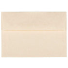  JAM Paper Enveloppes d'invitation parchemin A7 - 5,25 x 7,25 po - Naturel recyclé - paquet de 50-Couleur : naturel/bronze, Les enveloppes présentent une finition parchemin marbré pour une touche élégante