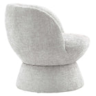 Modway - Vesta Tissu chenille Rembourré Chaise pivotante - Gris colombe-Rembourrage en mousse dense